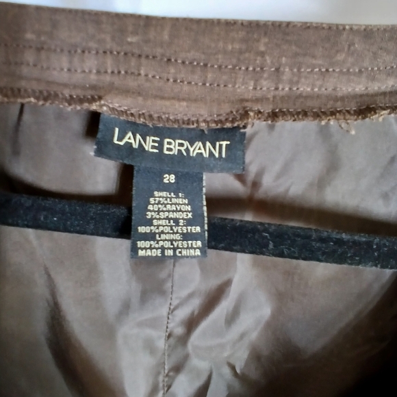 #478 Women's Brown Lane Bryant Button Down Vest Size 28 - Picture 7 of 16